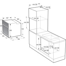 Духовой шкаф Gorenje BOB6737E01X