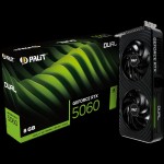 Видеокарта GeForce RTX 5060 2280МГц 8Мб Palit (GDDR7, 128бит, 1xHDMI, 3xDP)