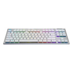 Игровая клавиатура Logitech G915 TKL White (Bluetooth/Радиоканал, механическая, 95кл)