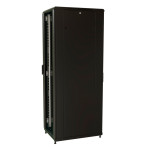 Шкаф серверный напольный WRline WR-TT-2261-AS-RAL9004 (22U, 600x1166x1000мм, IP20, 800кг)