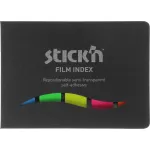 Индексы Hopax 21076 (пластик, 12x45мм, 5цветов, 25закладок каждого цвета)