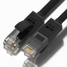Greenconnect GCR-LNC06-3.0m (RJ45(m), RJ45(m), внутренний, 3м, 5E, 4пары, U/UTP, чёрный) [GCR-LNC06-3.0m]