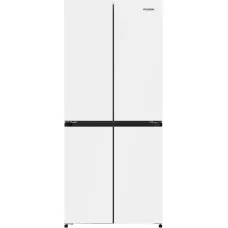 Холодильник Hyundai CM4542F (No Frost, A++, 3-камерный, Side by Side, инверторный компрессор, 78.3x182.5x64.2см, белое стекло)