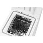 Стиральная машина Midea MFE05W80B/W-RU(вертикальная средняя, класс стирки/отжима/э.потребления: A/B , макс: 8кг, с сушкой, 1300 об/мин, инвертер, 40x87.5x61см, белый)