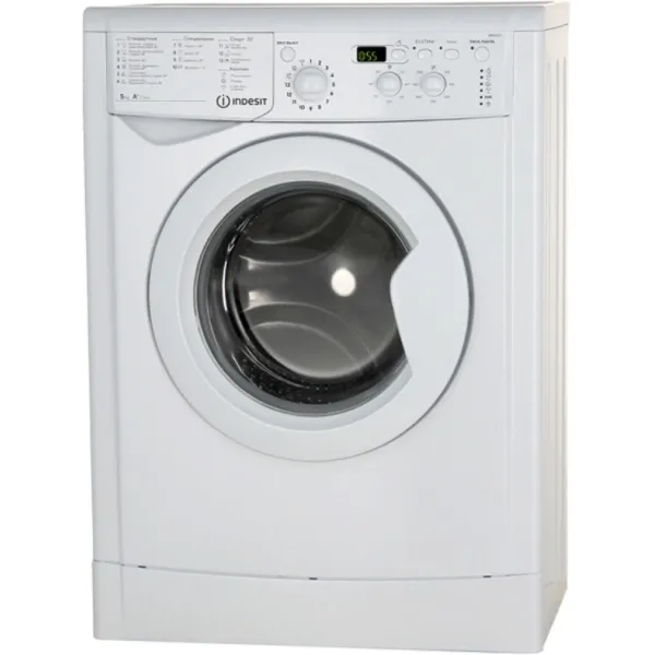 Стиральная машина Indesit IWSD 51051 CIS(фронтальная средняя, класс стирки/отжима/э.потребления: A/C/A , макс: 5кг, 1000 об/мин, 59.5x85x42см, белый)