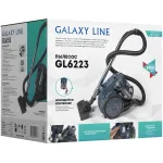 Пылесос Galaxy Line GL 6223 (контейнер, мощность всысывания: 500Вт, пылесборник: 3л, потребляемая мощность: 1900Вт)