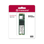 Жесткий диск SSD 512Гб Transcend MTE110S (2280, 1700/1400 Мб/с, 250000 IOPS, PCIe 3.0 x4 (NVMe), для ноутбука и настольного компьютера)