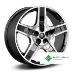 Premium Series КР008 Velar R20/8.5J PCD 5x108 ET 45 ЦО 63,35 черный глянцевый с полированной лицевой поверхностью