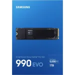 Жесткий диск SSD 1Тб Samsung (M.2, 5000/4200 Мб/с, 800000 IOPS, PCI-E, для ноутбука и настольного компьютера)