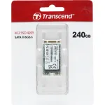 Жесткий диск SSD 240Гб Transcend MTS420 (2242, 500/430 Мб/с, 75000 IOPS, SATA 3Гбит/с, 256Мб, для ноутбука и настольного компьютера)