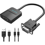 Конвертер Vention (VGA (m), HDMI (f); mini jack 3.5 mm (f); micro USB 2.0 Type-B (f))