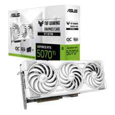 Видеокарта GeForce RTX 5070 Ti 2588МГц 16Гб ASUS (GDDR7, 256бит) [TUF-RTX5070TI-O16G-BTFWHITE]