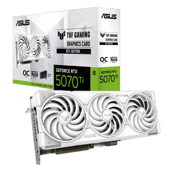 Видеокарта GeForce RTX 5070 Ti 2588МГц 16Гб ASUS (GDDR7, 256бит)
