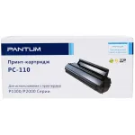 Тонер-картридж Pantum PC-110 (черный; 1500стр; P1000, 2000, P2050, 5000, 5005, 6000, 6005)