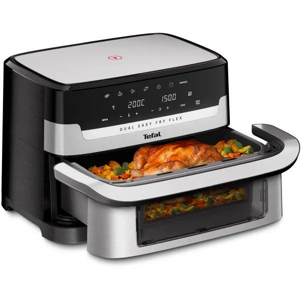 Аэрогриль Tefal Dual Easy Fry Flex EY9228E0