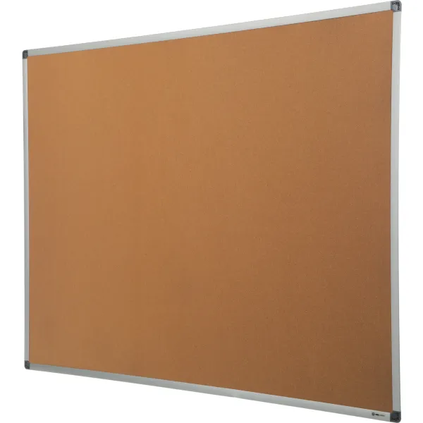 Демонстрационная доска Cactus CS-CBD-90X120 (90x120см, пробка/алюминий, рама алюминий, поверхность пробковая, коричневый)