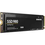 Жесткий диск SSD 500Гб Samsung 980 (2280, 3100/2600 Мб/с, 470000 IOPS, PCI-E, для ноутбука и настольного компьютера)