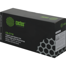 Тонер-картридж Cactus CS-C719 (черный; 2100стр; i-SENSYS MF5840 MF5880 LBP6300 6650) [CS-C719]