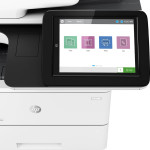 МФУ HP LaserJet Enterprise M528f (лазерная, черно-белая, A4, 1280Мб, 43стр/м, 1200x1200dpi, авт.дуплекс, 150'000стр в мес, RJ-45, USB, WEB)