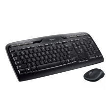 Клавиатура и мышь Logitech Wireless Combo MK330 Black USB (классическая мембранная, 106кл, светодиодная, кнопок 2, 1000dpi) [920-003989]