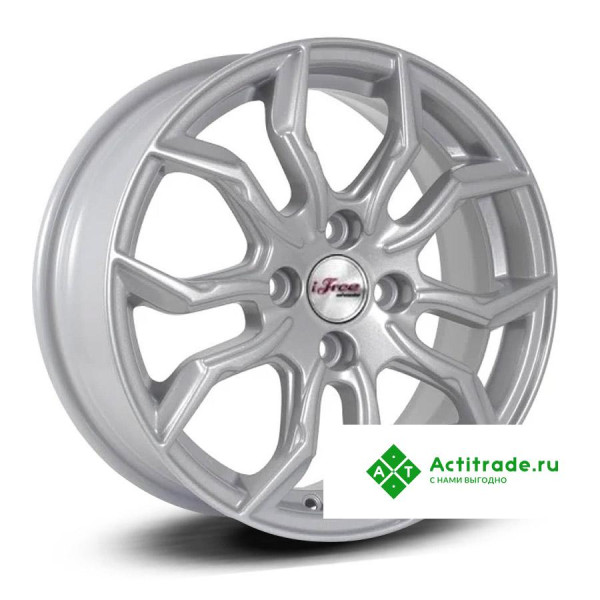 IFree Бохо R15/6J PCD 4x100 ET 45 ЦО 60,1 серебристый