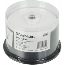 Диск DVD-R Verbatim (4.7Гб, 16x, cake box, 50, Printable) [43755]