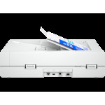 Сканер HP ScanJet Pro N4600 fnw1 (A4, 600x600 dpi, 48 бит, До 40 стр/мин или 80 изобр/мин (разрешение 300 т/д), двусторонний, Ethernet, Wi-Fi)