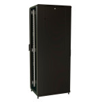 Шкаф серверный напольный WRline WR-TT-3761-AS-RAL9004 (37U, 600x1833x1000мм, IP20, 800кг)