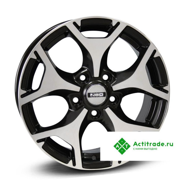 Neo 753 R17/7J PCD 5x114,3 ET 48 ЦО 67,1 черный с полированной лицевой поверхностью