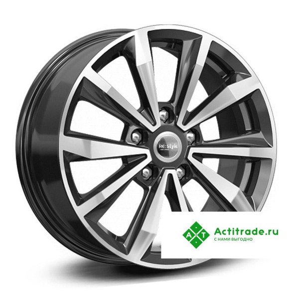 КиК Taos КС974 R16/6.5J PCD 5x112 ET 43 ЦО 57,1 черный с полированной лицевой поверхностью