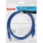 Патч-корд Buro 1428232 (RJ-45 (m), RJ-45 (m), алюминий омедненный, 1,5м, 4пары, UTP)