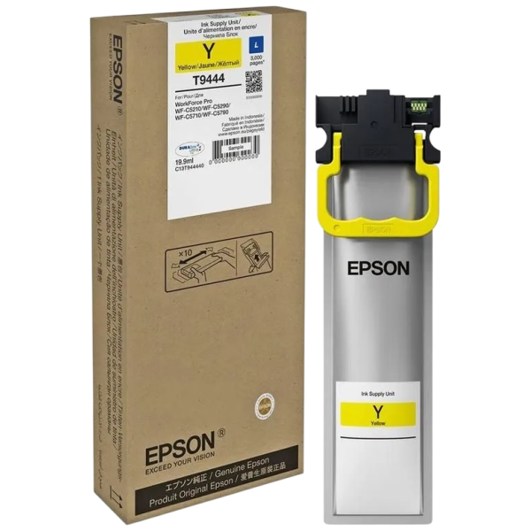 Картридж Epson C13T944440 (желтый; 3000стр; 19,9мл; WorkForce WF-C5290DW WF-C5290, WF-C5790DWF WF-C5790)