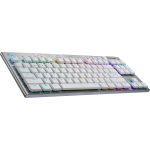 Игровая клавиатура Logitech G915 TKL White (Bluetooth/Радиоканал, механическая, 95кл)