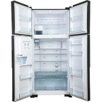 Холодильник Hitachi R-W660PUC7X GBK (No Frost, A+, 2-камерный, объем 540:396/144л, инверторный компрессор, 85.5x183.5x72.7см, черный)