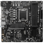 Материнская плата MSI PRO B760M-P DDR4 (LGA1700, Intel B760, 4xDDR4 DIMM, microATX, RAID SATA: 0,1,15,5)