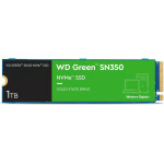 Жесткий диск SSD 1Тб Western Digital Green SN350 (2280, 3200/2500 Мб/с, 400000 IOPS, PCIe 3.0 x4 (NVMe), для ноутбука и настольного компьютера)