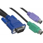 Кабель kvm D-Link DKVM-CB5 (15-pin D-Sub (VGA), 15-pin D-Sub (VGA+клавиатура+мышь), 5м)