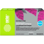 Чернильный картридж Cactus CS-F6U17AE (пурпурный; 26стр; 8мл; OJ Pro 7740, 8210, 8218, 8710, 8715)
