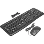 Клавиатура и мышь Logitech Desktop MK120 Black USB (классическая мембранная, 104кл, светодиодная, кнопок 2, 1000dpi)