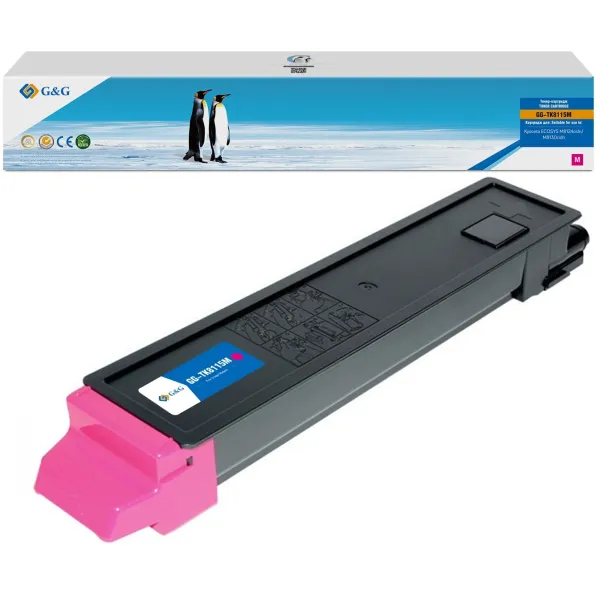Тонер-картридж G&G GG-TK8115M (пурпурный; 6000стр; Mita Ecosys M8124cidn, M8130cidn)