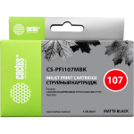 Чернильный картридж Cactus CS-PFI107MBK (черный матовый; 130стр; IP iPF670, iPF680, iPF685, iPF770, iPF780, iPF785)