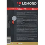 Фотобумага Lomond 1103101 (A4, 260г/м2, для струйной печати, односторонняя, высокоглянцевая, 20л)