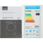 Стиральная машина Hyundai WME9414(фронтальная полноразмерная, класс стирки/отжима/э.потребления: A/C/A++ , макс: 10,5кг, 1400 об/мин, инвертер, 60x84.7x57.7см, темно-серебристый)