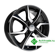 Скад Тулон R15/6J PCD 4x98 ET 35 ЦО 58,6 черный с полированной лицевой поверхностью [2030205]