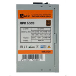 Блок питания ACD GPK-600S (ATX, 600Вт, BRONZE)