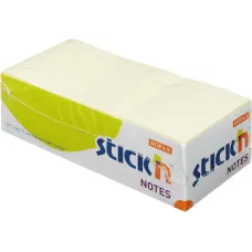 Блок самоклеящийся Hopax 21005 (бумага, желтый, 38x51мм, 100листов, 70г/м2)