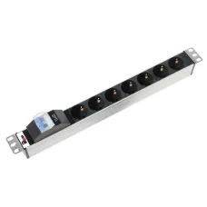 Блок распределения питания ЦМО R-16-7S-A-440-K (16А, горизонтальное, 7xSchuko, базовые, C14)