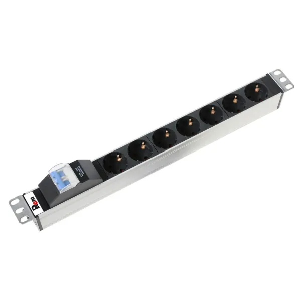 Блок распределения питания ЦМО R-16-7S-A-440-K (16А, горизонтальное, 7xSchuko, базовые, C14)