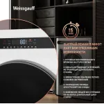 Стиральная машина Weissgauff WMD 45148(60x84.7x47см, фронтальная, макс:8кг, с сушкой, 1400об/мин, защита от протечек, белый)
