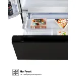 Холодильник Lex LFD575BxID (No Frost, A++, 3-камерный, объем 510:363/147л, инверторный компрессор, черная сталь)